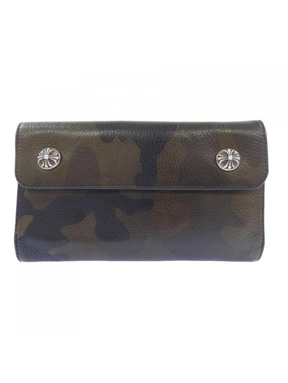 Chrome Hearts Wave Cross Btn Camo Wallet